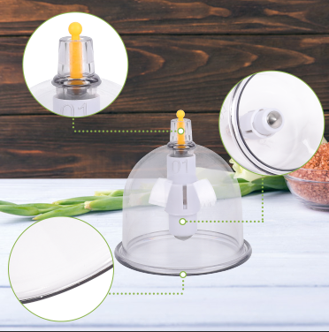 Myofascial Releaser Professional Cupping Therapy Set - 18 Multi-Sized Vacuum Cups with Two Hand Pumps and Detailed Cupping Book - Massage Cupping Set for Massage Therapists